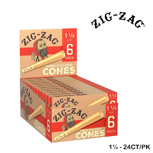 ZIG ZAG UNBLEACHED CONES 